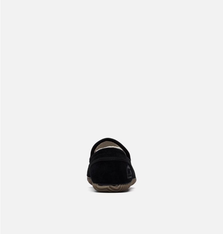 Mens Slippers Black - Sorel Dude Moc™ - 791-ALQVNP